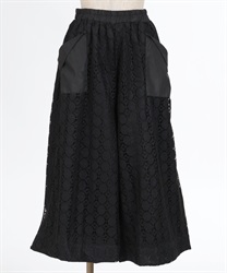ドット柄総レースワイドパンツ | outlet | axes femme online shop ドット柄総レースワイドパンツ | outlet | axes femme online shop