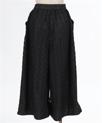 ドット柄総レースワイドパンツ | outlet | axes femme online shop ドット柄総レースワイドパンツ | outlet | axes femme online shop