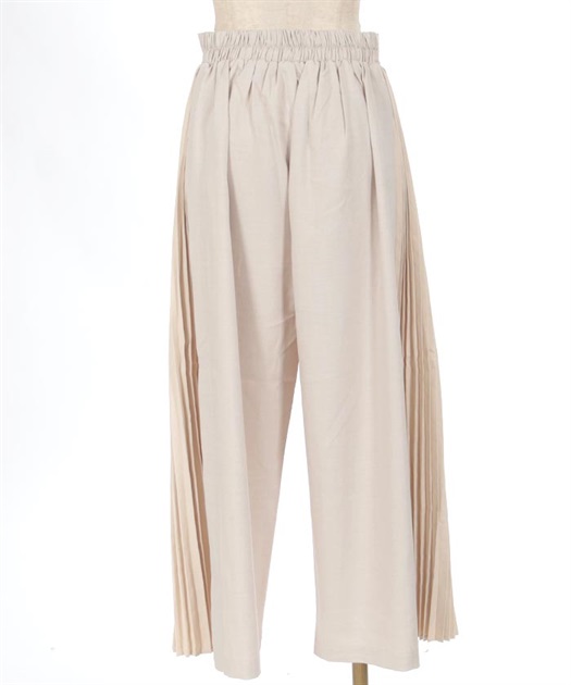 異素材切替サイドプリーツパンツ | outlet | axes femme online shop 異素材切替サイドプリーツパンツ | outlet | axes femme online shop