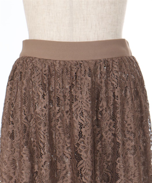 レースフレアスカート | 衣料 | axes femme online shop レースフレアスカート | 衣料 | axes femme online shop