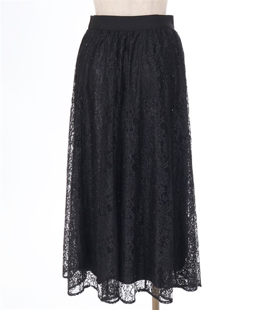 レースフレアスカート | purple label | axes femme online shop レースフレアスカート | purple label | axes femme online shop