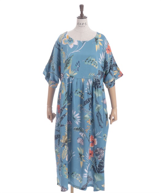 リーフ柄ワンピース | axes femme | axes femme online shop リーフ柄ワンピース | axes femme | axes femme online shop