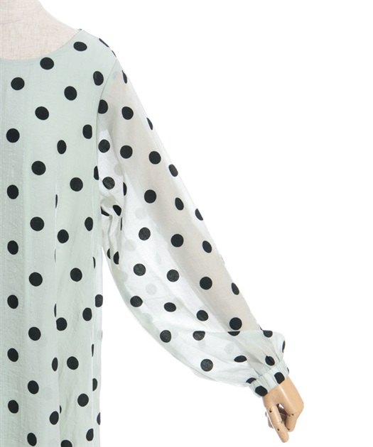 フロッキードットワンピース | レディース服・レディース フロッキードットワンピース | レディース服・レディース