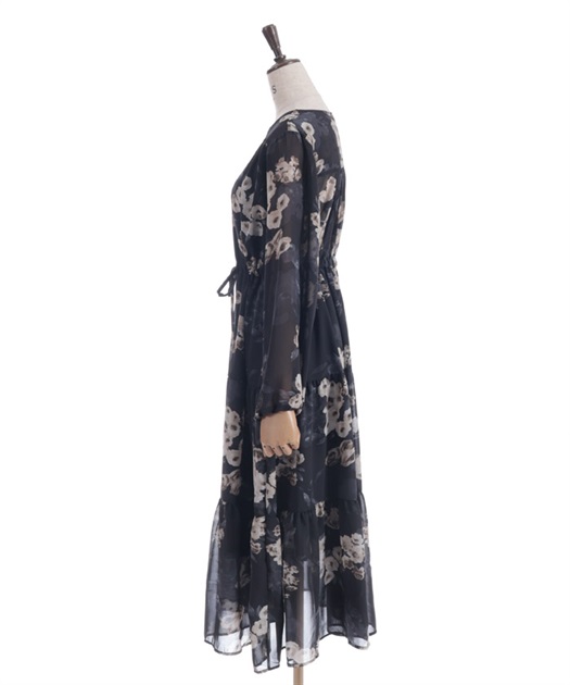 花柄ティアードワンピース【期間限定価格】 | purple label 花柄ティアードワンピース【期間限定価格】 | purple label