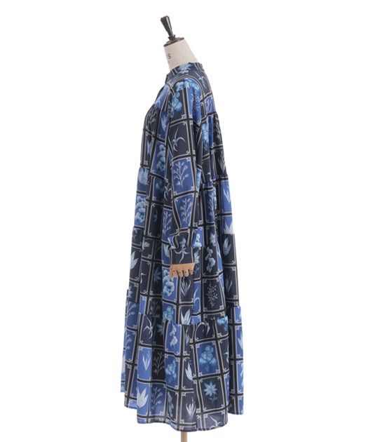 総柄ティアードワンピース | axes femme online shop