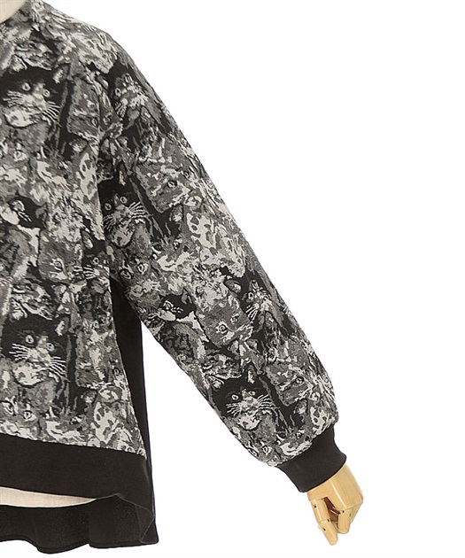 後配色ゴブランブルゾン | purple label | axes femme online shop