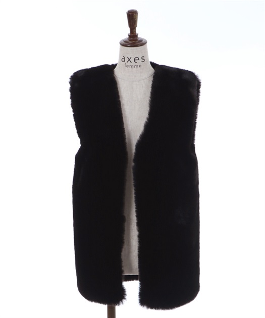 フェイクファーベスト | outlet | axes femme online shop フェイクファーベスト | outlet | axes femme online shop