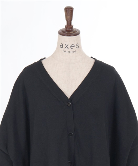 メーカー 一覧 axes | 衣料 | Vネックビッグカーデ femme shop online カーディガン
