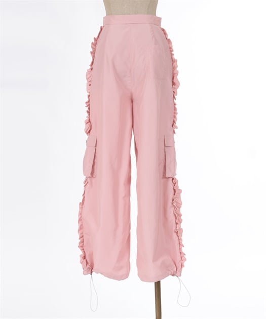 フリルナイロンカーゴパンツ | 衣料 | axes femme online shop フリルナイロンカーゴパンツ | 衣料 | axes femme online shop