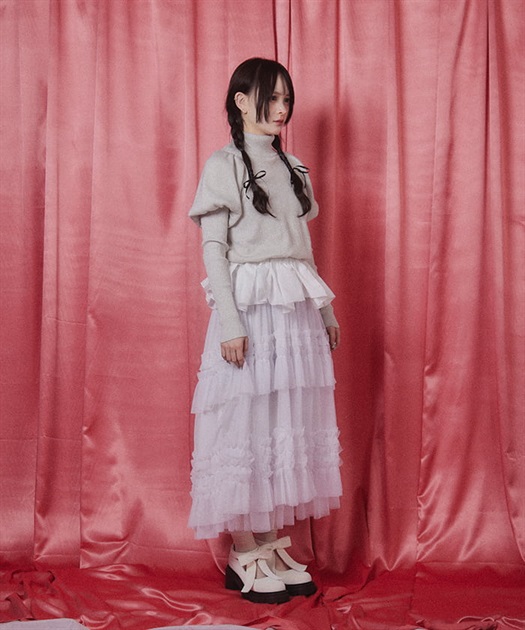 フリルチュールスカート | レディース服・レディース フリルチュールスカート | レディース服・レディース