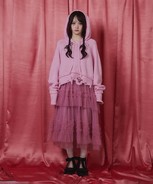 フリルチュールスカート【期間限定価格】 | レディース服 フリルチュールスカート【期間限定価格】 | レディース服
