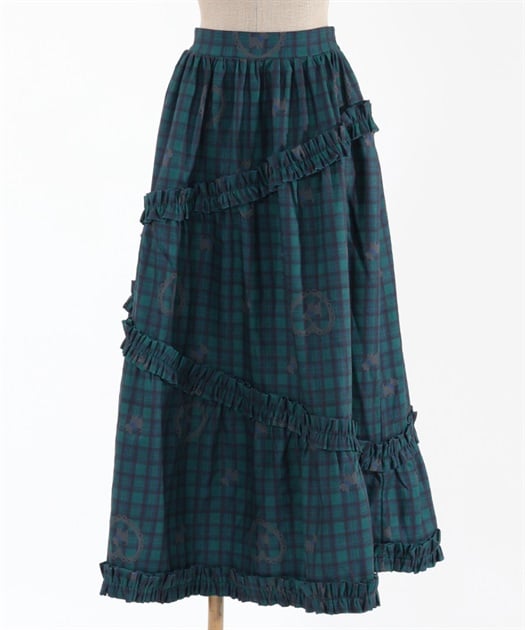 おさんぽテリア柄スカート | kawaii | axes femme online shop おさんぽテリア柄スカート | kawaii | axes femme online shop