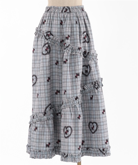 おさんぽテリア柄スカート | kawaii | axes femme online shop おさんぽテリア柄スカート | kawaii | axes femme online shop