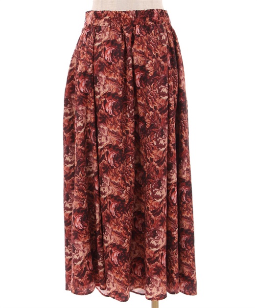 ヴィンテージフラワー柄スカート | outlet | axes femme online shop