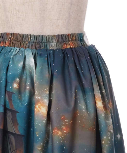 海賊船柄ロングスカート | axes femme online shop -outlet-