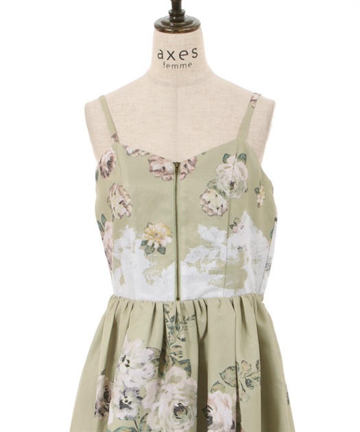 アンティークブーケ柄ワンピース | outlet | axes femme online shop アンティークブーケ柄ワンピース | outlet | axes femme online shop