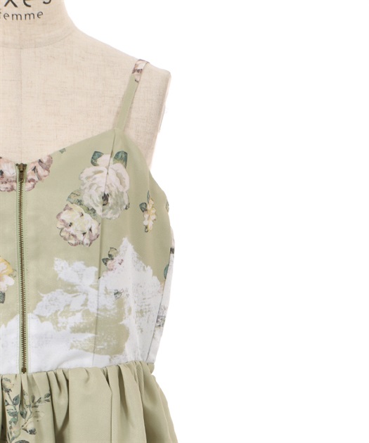 アンティークブーケ柄ワンピース | outlet | axes femme online shop