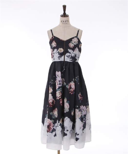アンティークブーケ柄ワンピース | outlet | axes femme online shop アンティークブーケ柄ワンピース | outlet | axes femme online shop