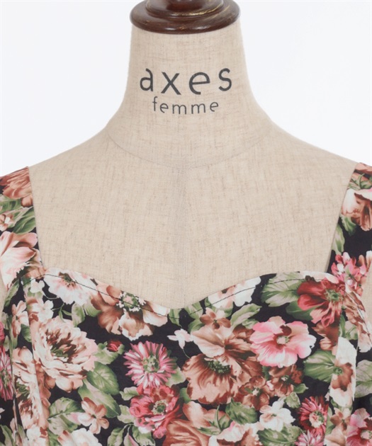 ヴィンテージ花柄ジャンドレ | 衣料 | axes femme online shop