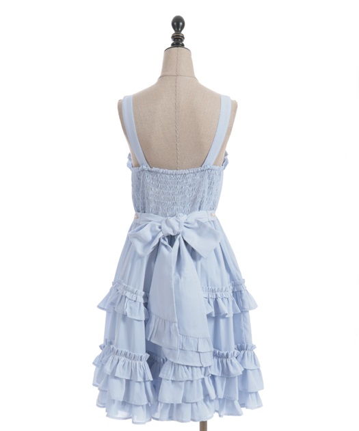 Chalmiere♡レースアップフリルジャンスカ♡ レースアップフリルジャンスカ | Chalmiere | axes femme onlineshop