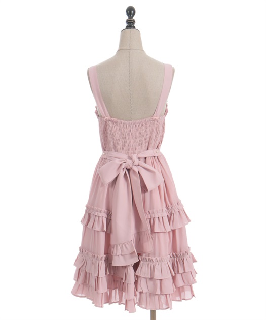 レースアップフリルジャンスカ | Chalmiere | axes femme onlineshop