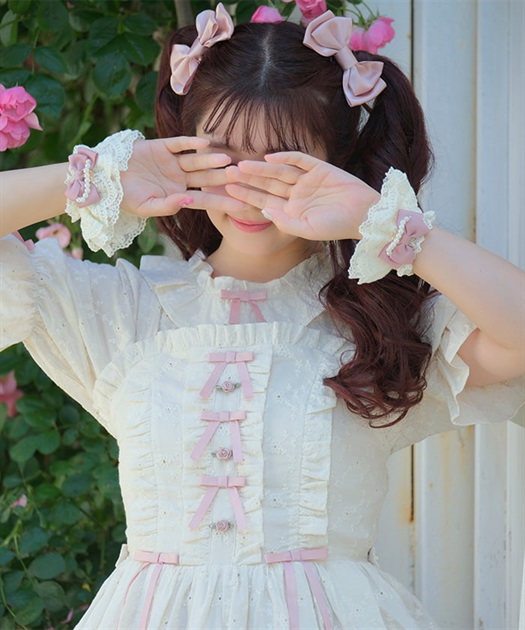 コットンレースジャンスカ | kawaii | axes femme online shop コットンレースジャンスカ | kawaii | axes femme online shop