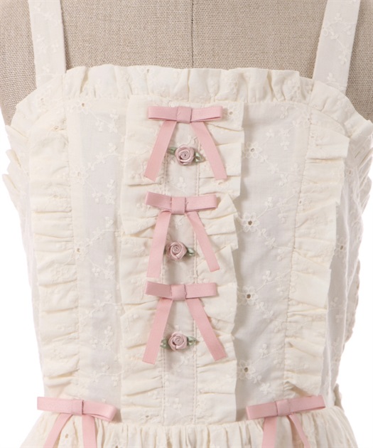 コットンレースジャンスカ | kawaii | axes femme online shop
