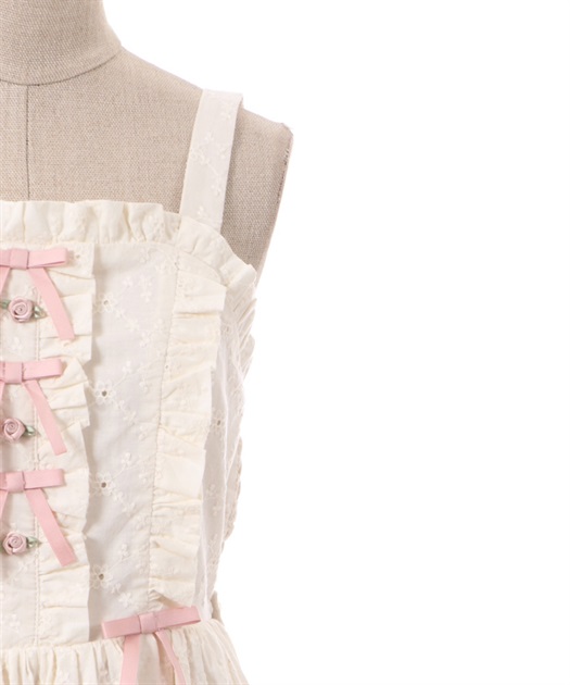 コットンレースジャンスカ | kawaii | axes femme online shop コットンレースジャンスカ | kawaii | axes femme online shop