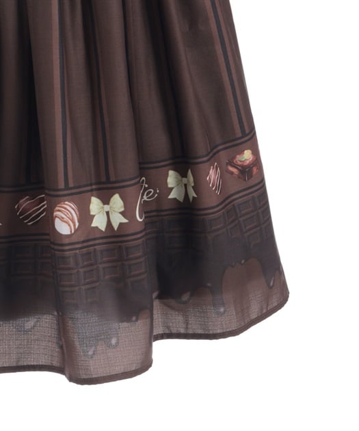 ボンボンショコラ柄ジャンパースカート | Chalmiere | axes femme