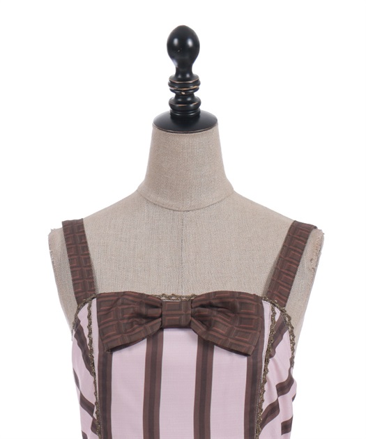 ボンボンショコラジャンパースカート ボンボンショコラ柄ジャンパースカート【ランク限定Web先行販売