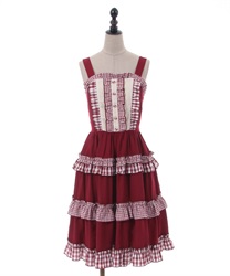 カントリーチェックジャンスカ | kawaii | axes femme online shop カントリーチェックジャンスカ | kawaii | axes femme online shop