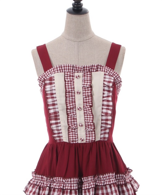 カントリーチェックジャンスカ | kawaii | axes femme online shop