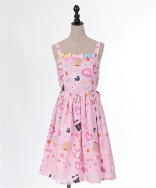 ハッピーバカンス柄ジャンスカ | kawaii | axes femme online shop