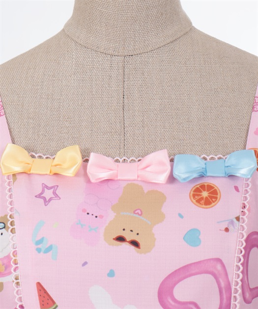 ハッピーバカンス柄ジャンスカ | kawaii | axes femme online shop ハッピーバカンス柄ジャンスカ | kawaii | axes femme online shop