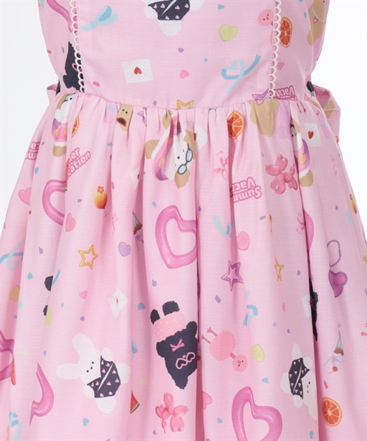 ハッピーバカンス柄ジャンスカ | レディース服・レディース ハッピーバカンス柄ジャンスカ | レディース服・レディース
