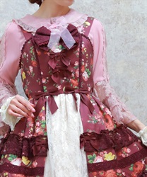 アンティークローズ柄ジャンパースカート | kawaii | axes femme アンティークローズ柄ジャンパースカート | kawaii | axes femme