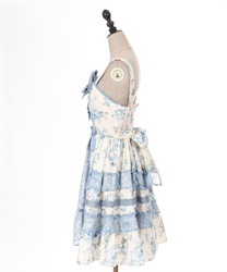 アンティークローズ柄ジャンパースカート | kawaii | axes femme アンティークローズ柄ジャンパースカート | kawaii | axes femme
