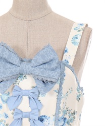 アンティークローズ柄ジャンパースカート | kawaii | axes femme アンティークローズ柄ジャンパースカート | kawaii | axes femme