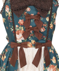 アンティークローズ柄ジャンパースカート | kawaii | axes femme アンティークローズ柄ジャンパースカート | kawaii | axes femme