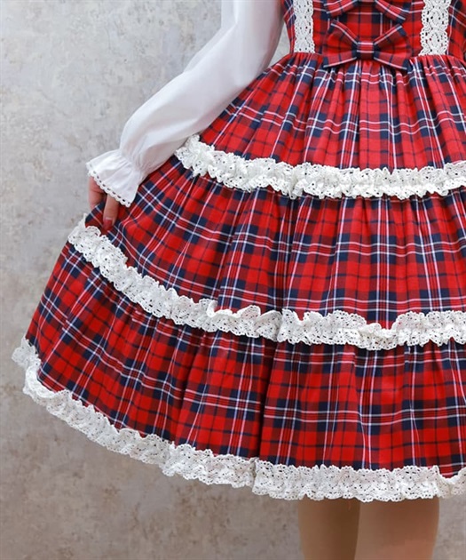 タータンチェックジャンスカ【Web限定商品】【期間限定販売 タータンチェックジャンスカ【Web限定商品】【期間限定販売