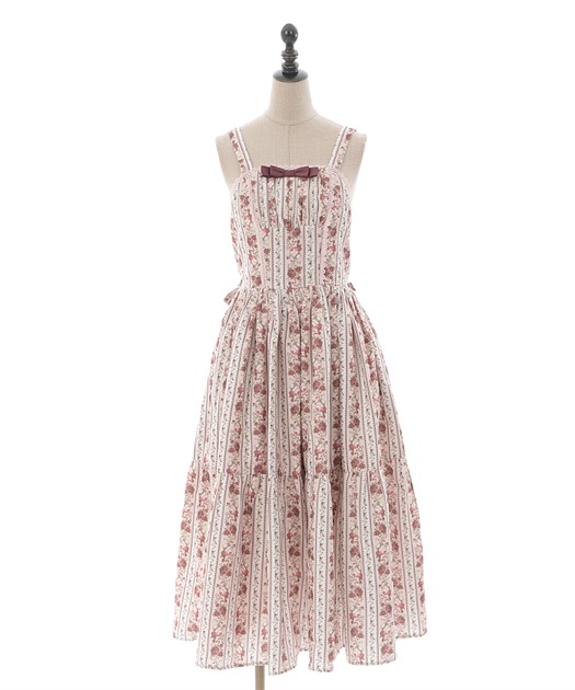 ストライプローズ柄ジャンスカ | 衣料 | axes femme online shop ストライプローズ柄ジャンスカ | 衣料 | axes femme online shop