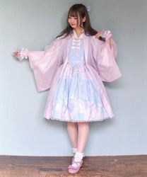 桜柄ジャンパースカート | kawaii | axes femme online shop 桜柄ジャンパースカート | kawaii | axes femme online shop