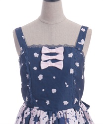 桜柄ジャンパースカート | kawaii | axes femme online shop 桜柄ジャンパースカート | kawaii | axes femme online shop