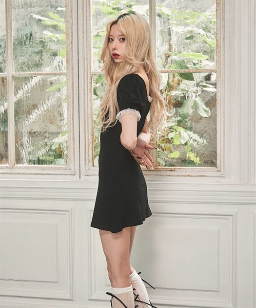 チュールフリルリブワンピース【10%OFF対象商品】 | FICKLE BEBE チュールフリルリブワンピース【10%OFF対象商品】 | FICKLE BEBE
