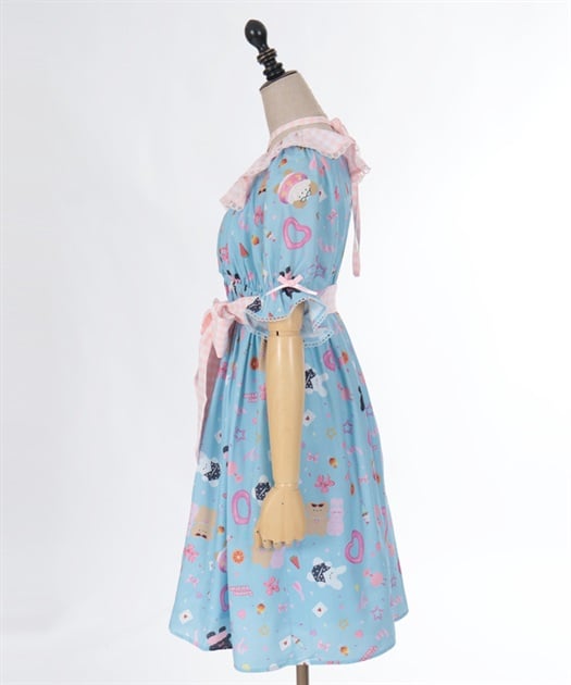 ハッピーバカンス柄ワンピース | kawaii | axes femme online shop ハッピーバカンス柄ワンピース | kawaii | axes femme online shop