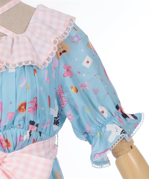 ハッピーバカンス柄ワンピース | kawaii | axes femme online shop