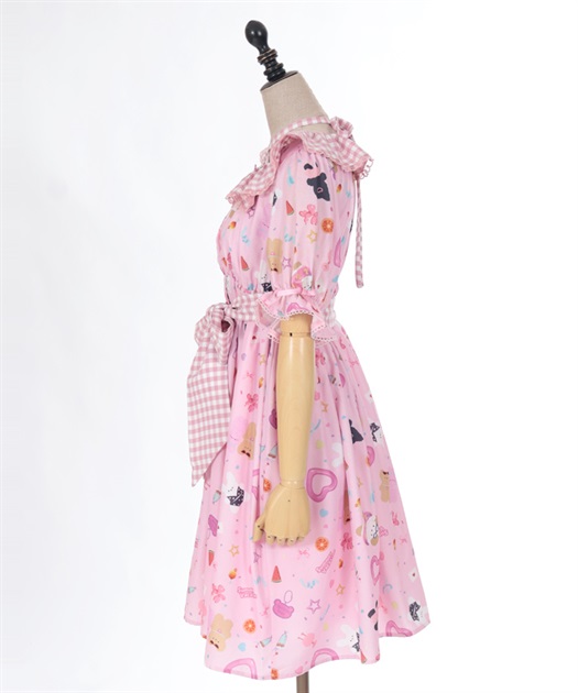 ハッピーバカンス柄ワンピース | kawaii | axes femme online shop ハッピーバカンス柄ワンピース | kawaii | axes femme online shop