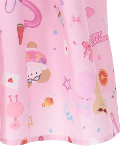 ハッピーバカンス柄ワンピース | kawaii | axes femme online shop ハッピーバカンス柄ワンピース | kawaii | axes femme online shop
