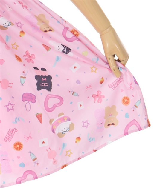 ハッピーバカンス柄ワンピース | kawaii | axes femme online shop ハッピーバカンス柄ワンピース | kawaii | axes femme online shop