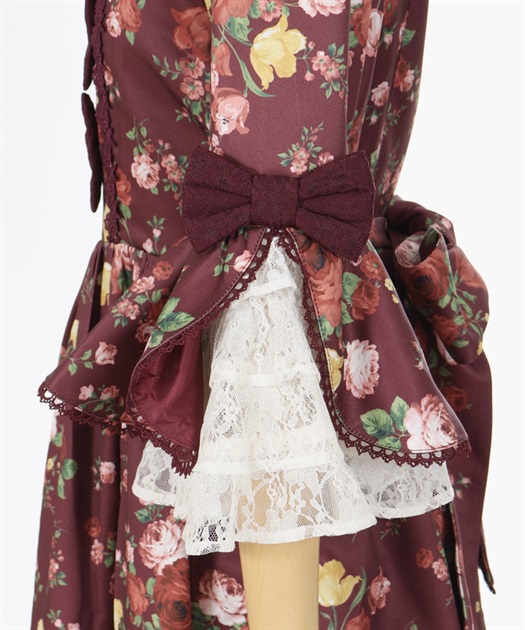 アンティークローズ柄ワンピ | kawaii | axes femme online shop アンティークローズ柄ワンピ | kawaii | axes femme online shop